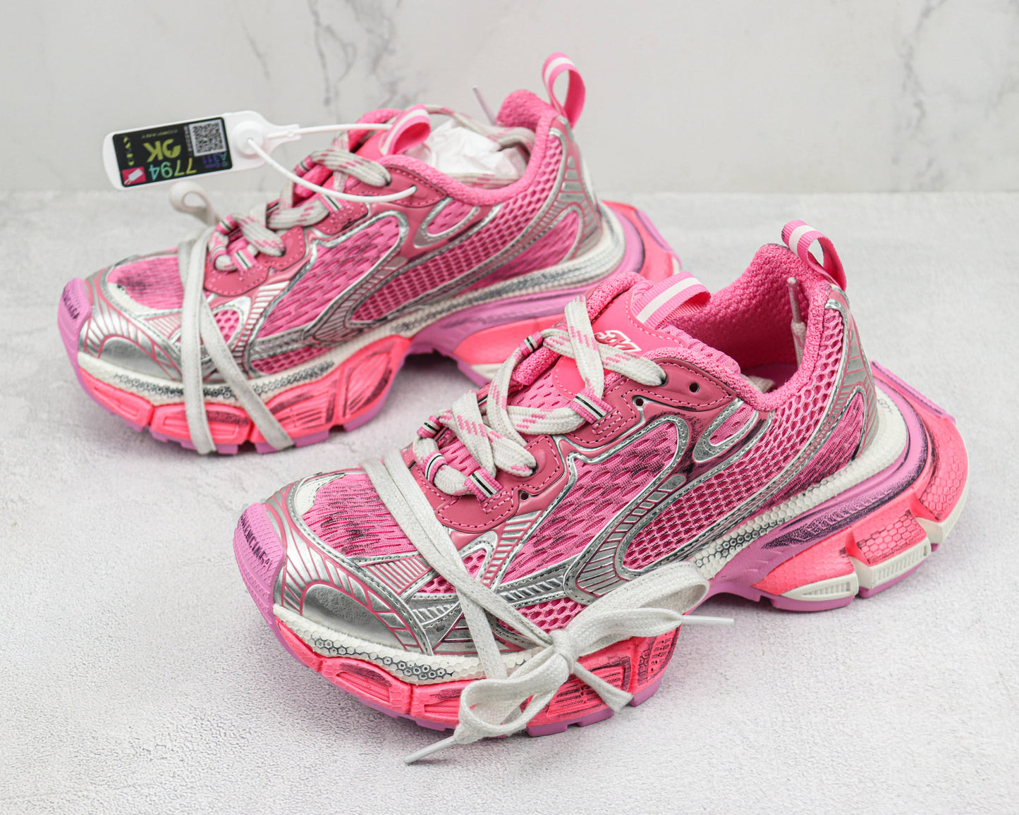 Balenciaga 3XL "Pink-Silver-White"