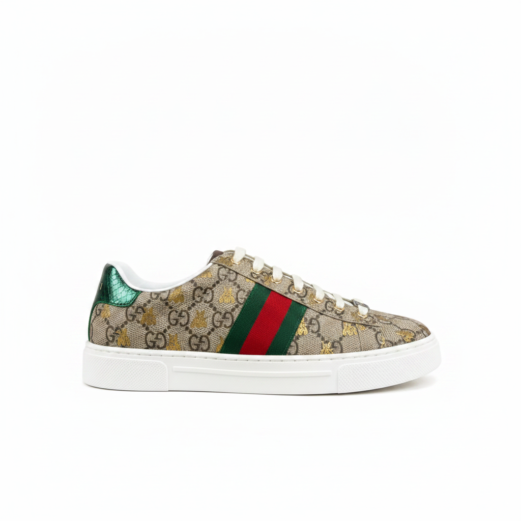 Gucci Ace "Beige Monogram"