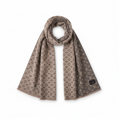 Louis Vuitton Classic Monogram Scarf "Beige"