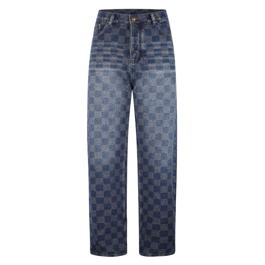 Louis Vuitton Damier Denim Skate Pants
