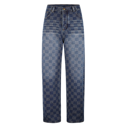 Louis Vuitton Damier Denim Skate Pants