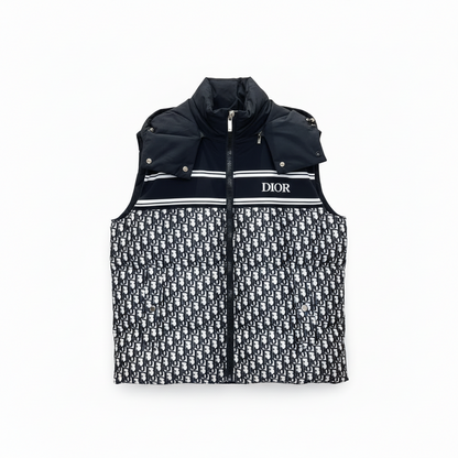 Dior Oblique Down Vest "Black-White"