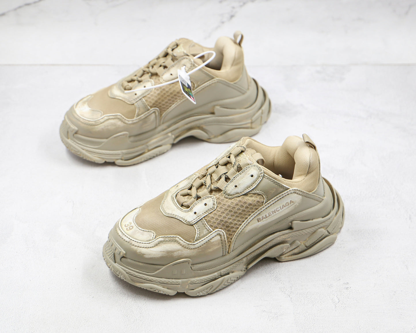 Balenciaga Triple S "Light Beige Faded"