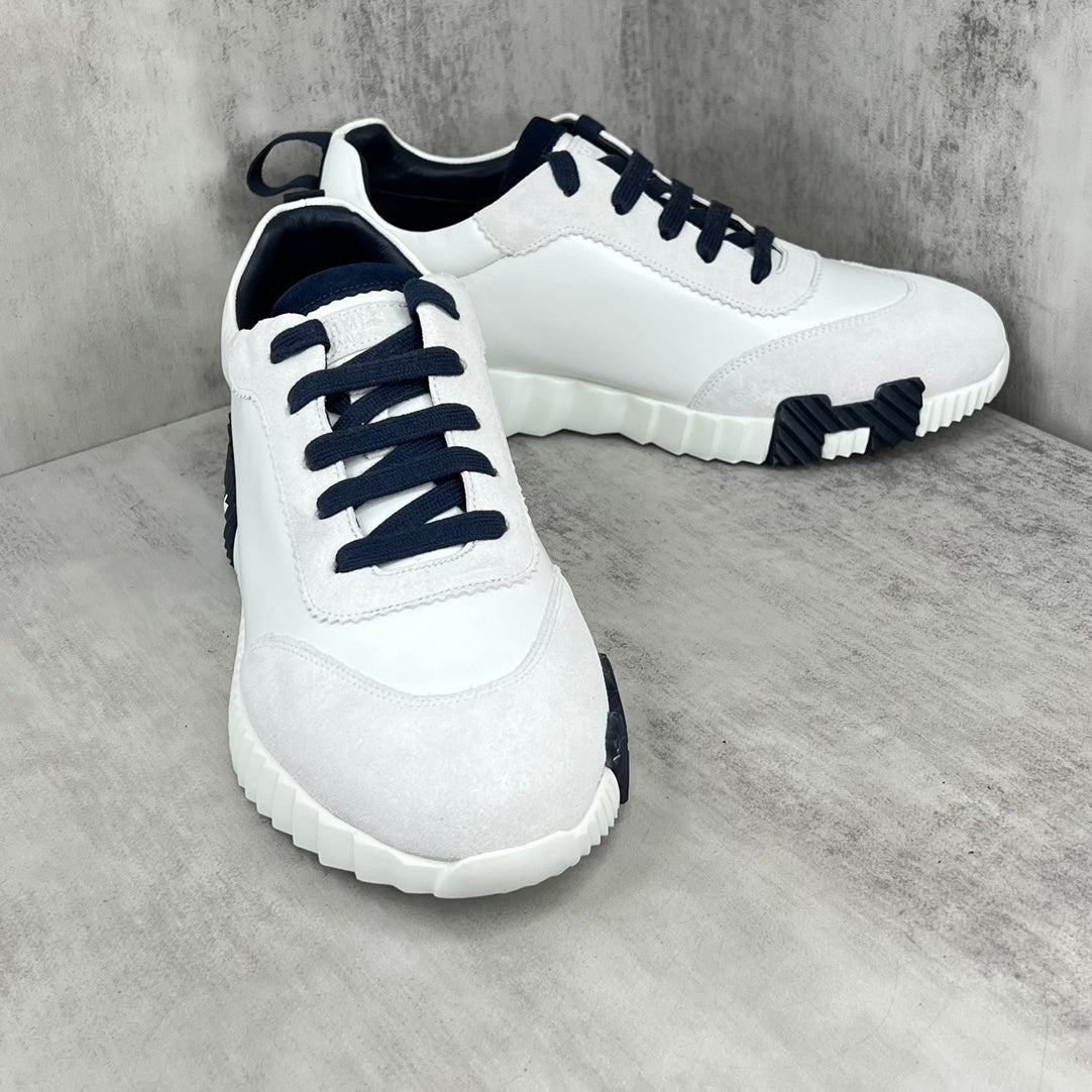 Hermes Bouncing Sneakers "White-Grey-Blue"