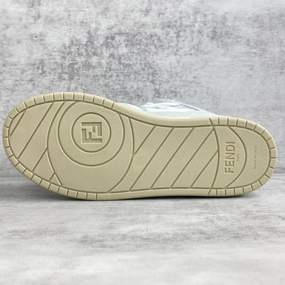 Fendi Match High-Top "White-Grey" Crystals