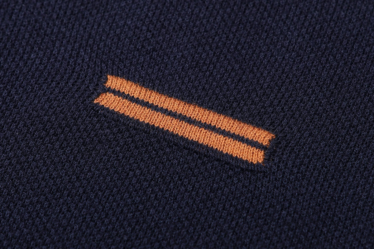 Zegna Cotton Polo Shirt "Navy Blue"