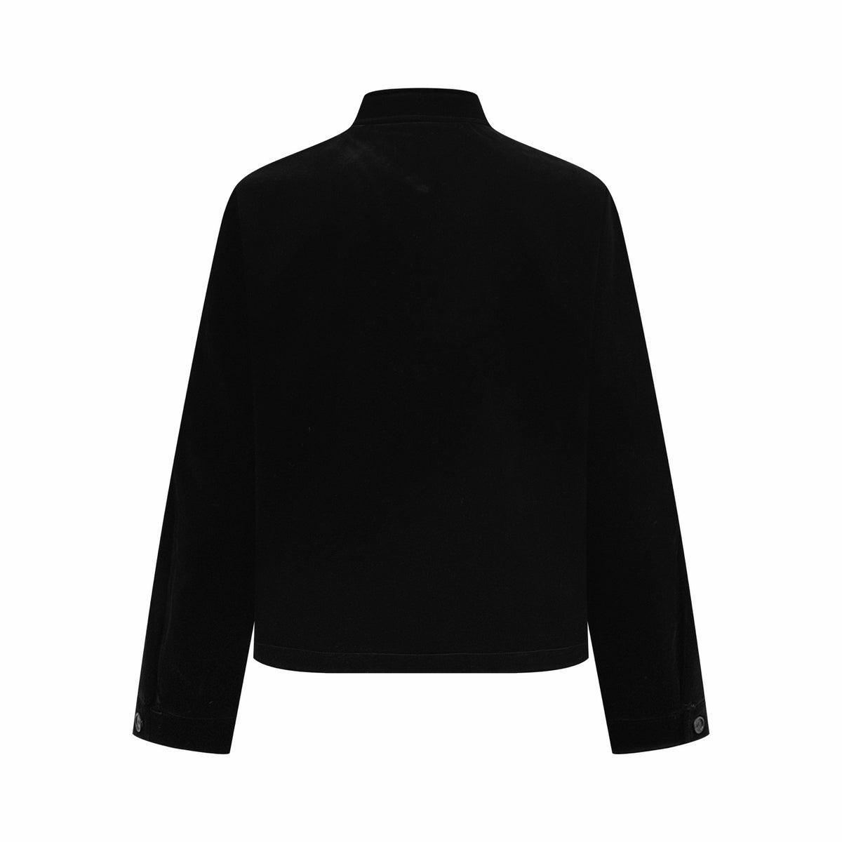 Prada Cotton Velvet Blouson Jacket "Black"