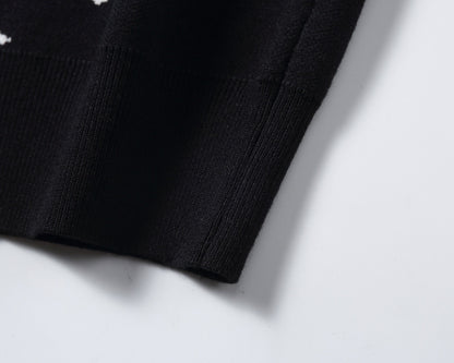 Balenciaga Logo Print Sweater "Black-White"