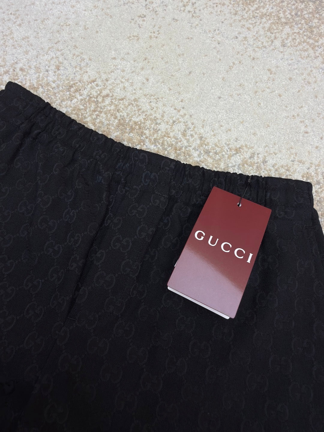 Gucci GG Canvas Linen Blend Shorts "Black"