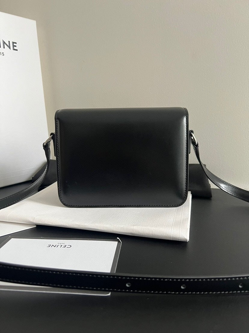 Celine Teen Triomphe Bag in Shiny Calfskin