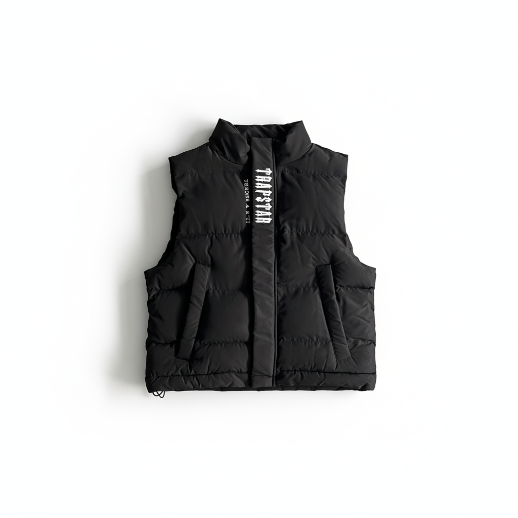 Trapstar Decoded Down Vest "Black-White"