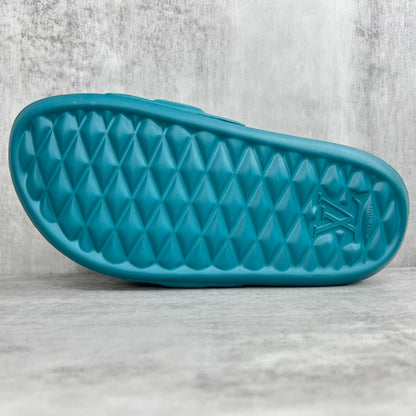Louis Vuitton Slides "Cyan"