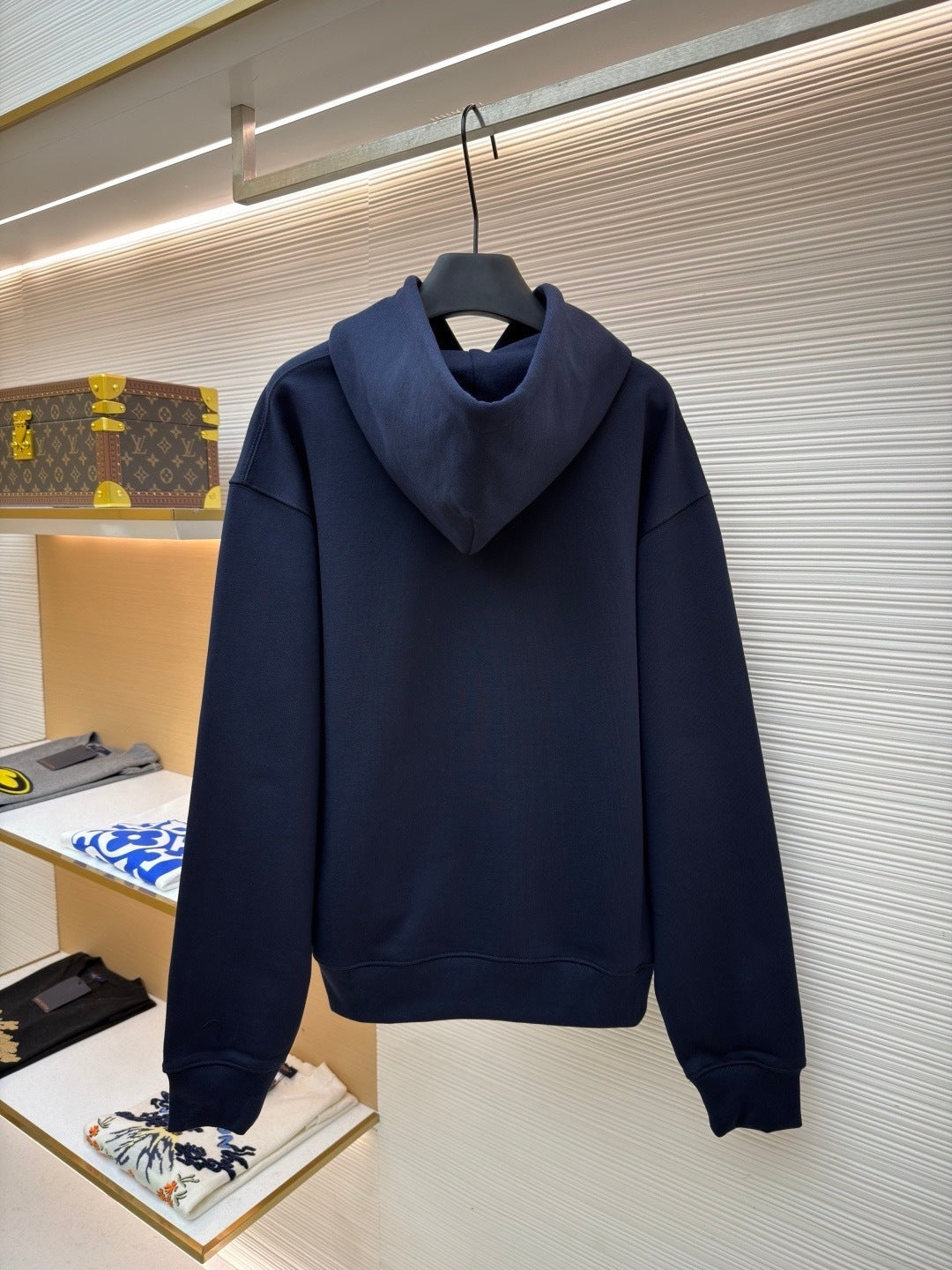 Burberry EKD Cotton Hoodie "Navy Blue"