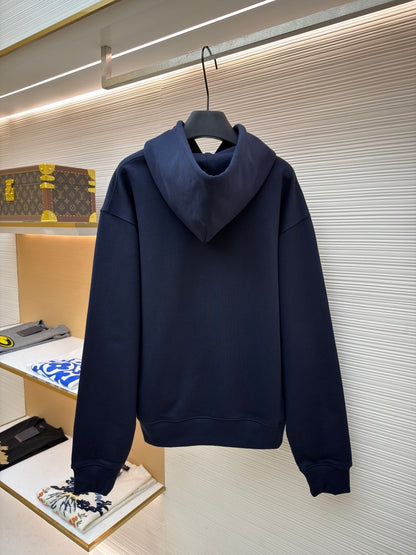 Burberry EKD Cotton Hoodie "Navy Blue"