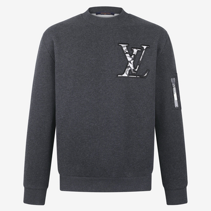 Louis Vuitton LV Monogram Sweatshirt "Grey"