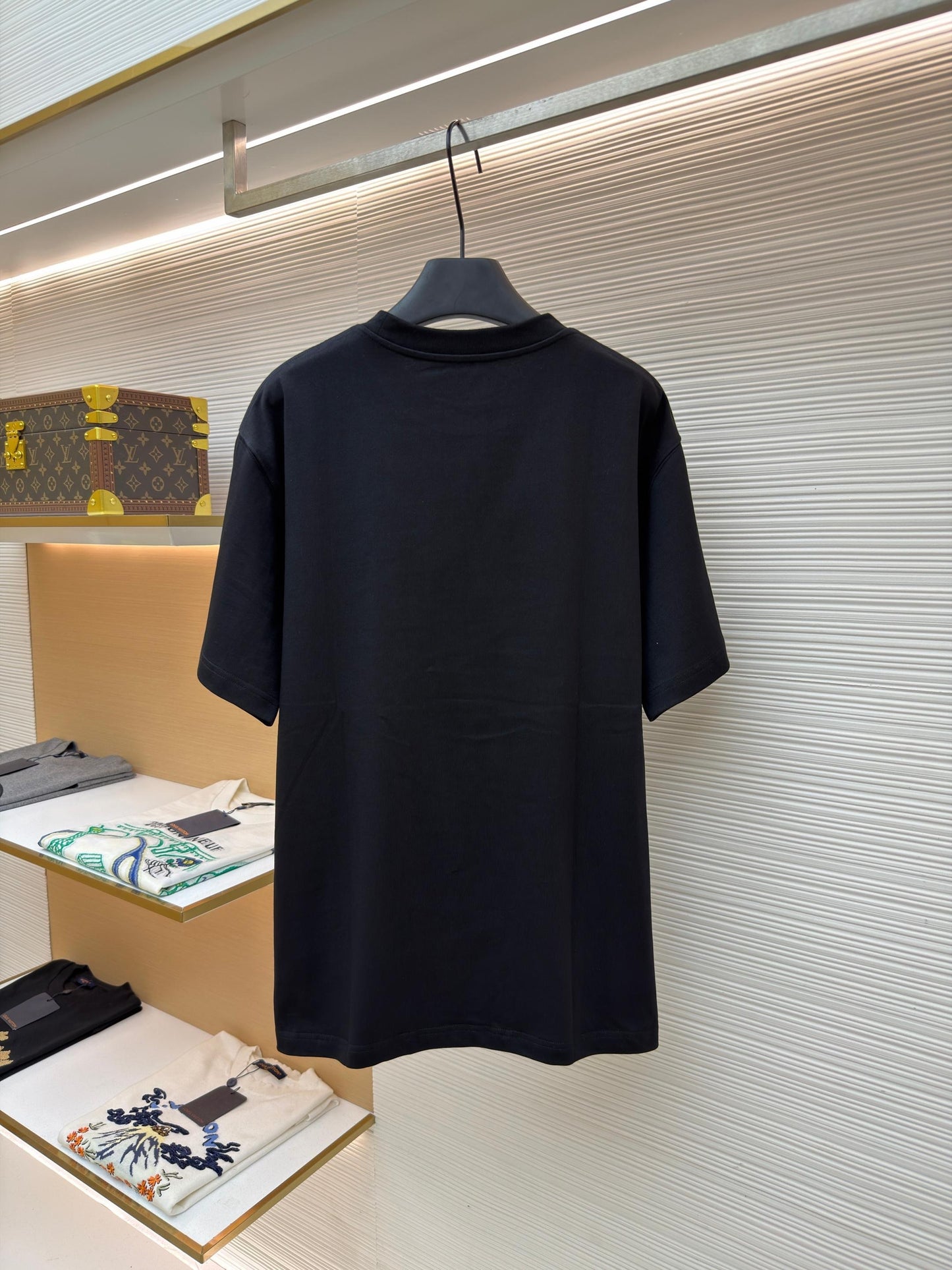 Dior CD Icon T-Shirt "Black Cotton Jersey"