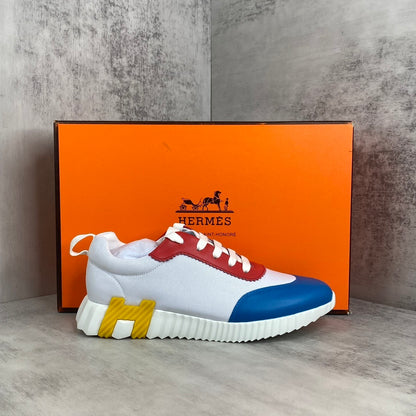 Hermes Bouncing Sneakers "Grey-Blue-Red"