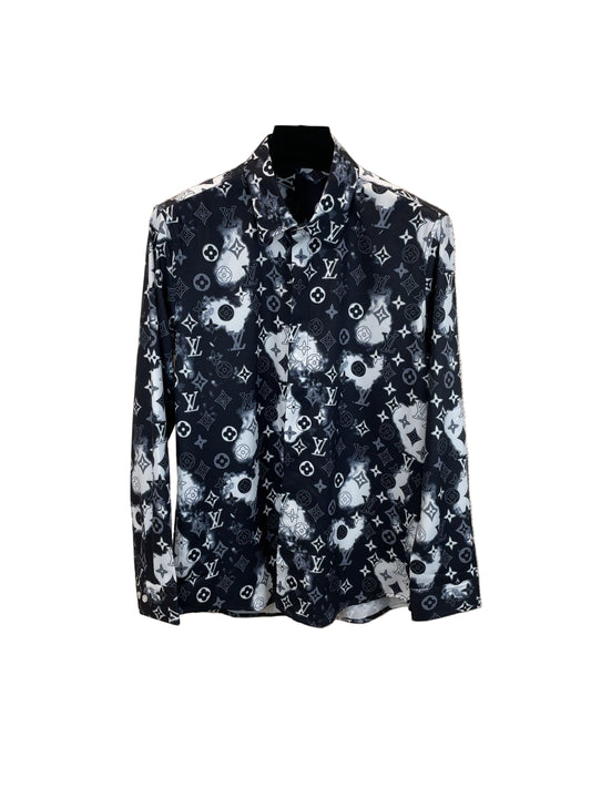 Louis Vuitton Monogam Shirt "Black-White"