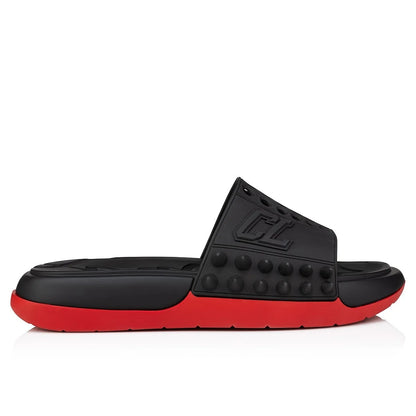 Christian Louboutin Take It Easy Slides "Black"