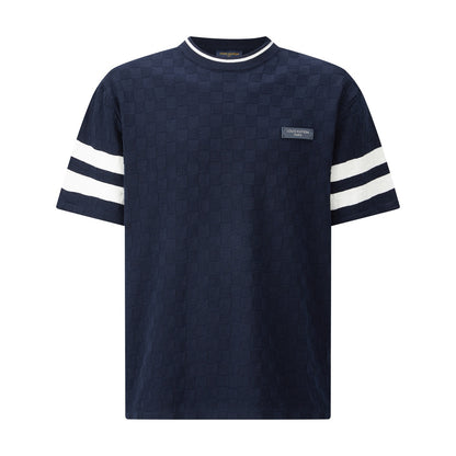 Louis Vuitton Damier Terry Tennis T-Shirt "Dark Navy"
