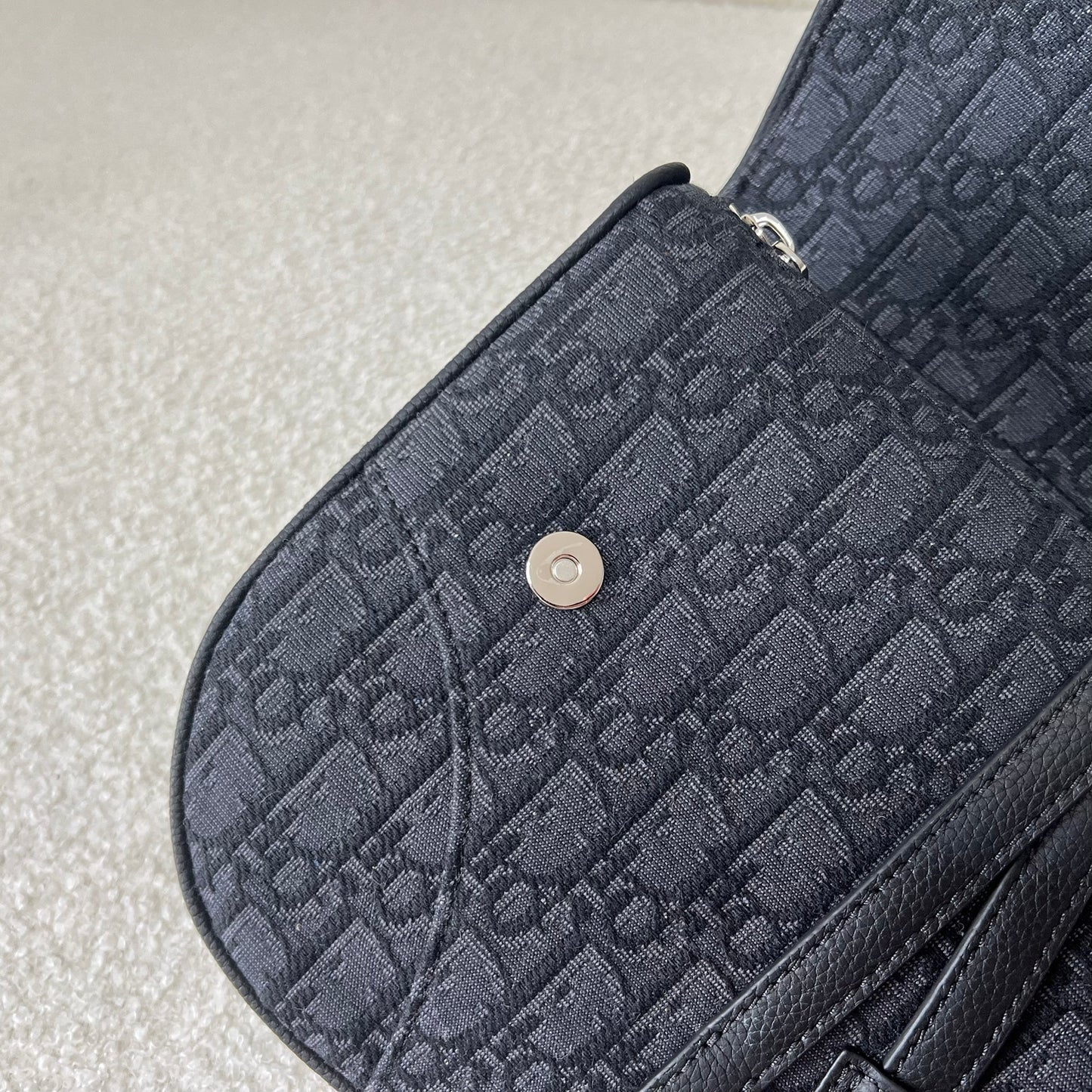 Dior Mini Saddle Bag Oblique Jacquard
