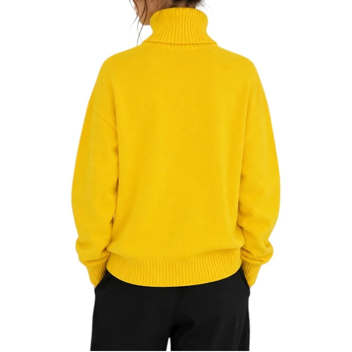 AMI Paris Ami De Coeur Turtleneck Sweater "Yellow"