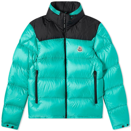 Moncler Peuplier Down Jacket "Green-Black"