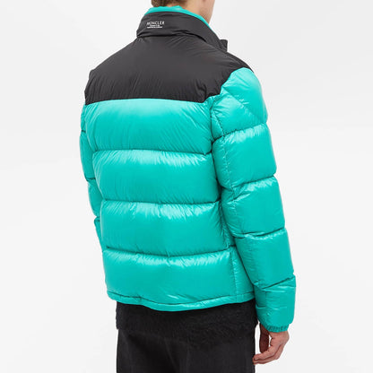 Moncler Peuplier Down Jacket "Green-Black"