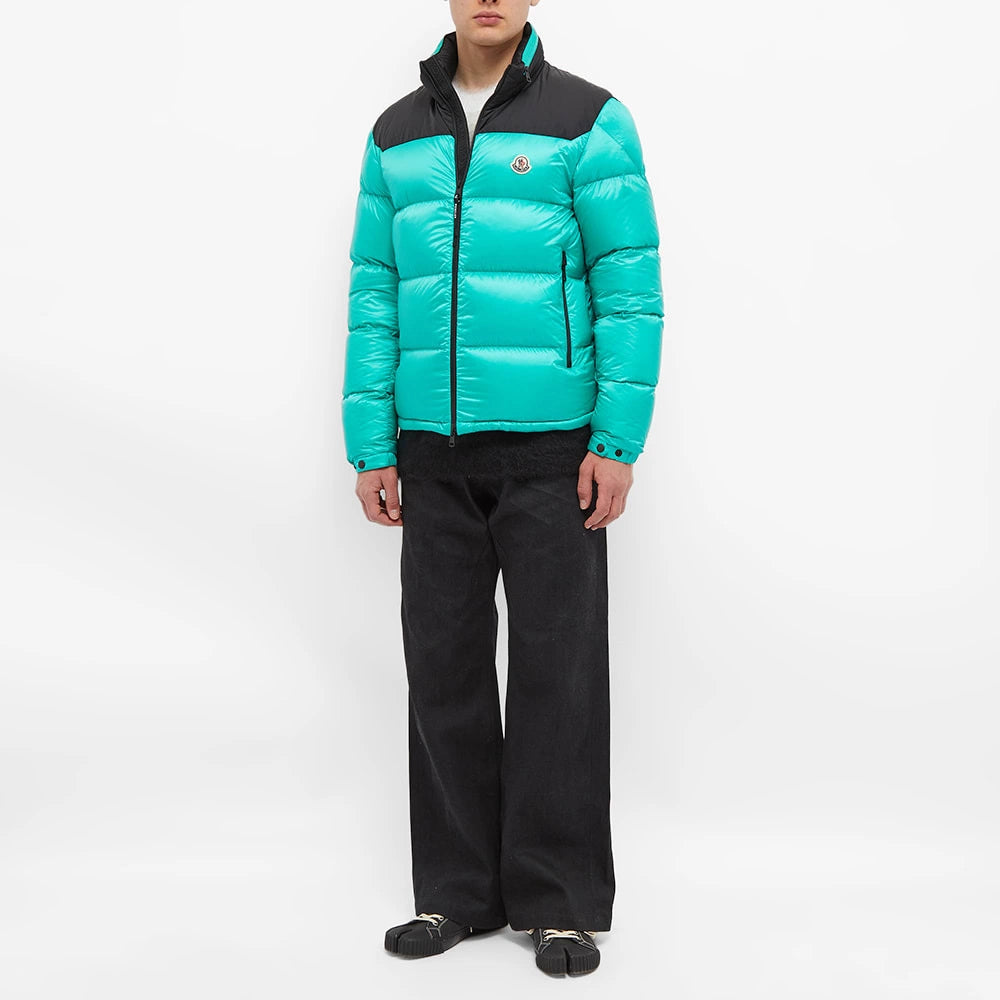 Moncler Peuplier Down Jacket "Green-Black"