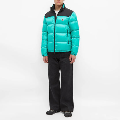 Moncler Peuplier Down Jacket "Green-Black"