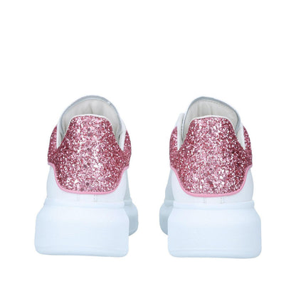 Alexander McQueen Oversized "White-Pink Glitter"