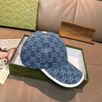 Gucci Denim GG Baseball Cap