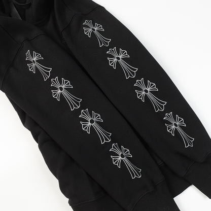Chrome Hearts Zip-Up Hoodie "Black"