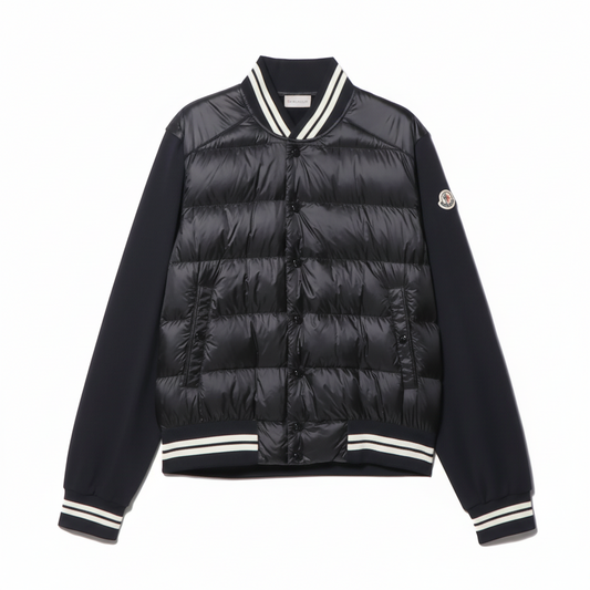 Moncler Paneled Down Jacket "Black"