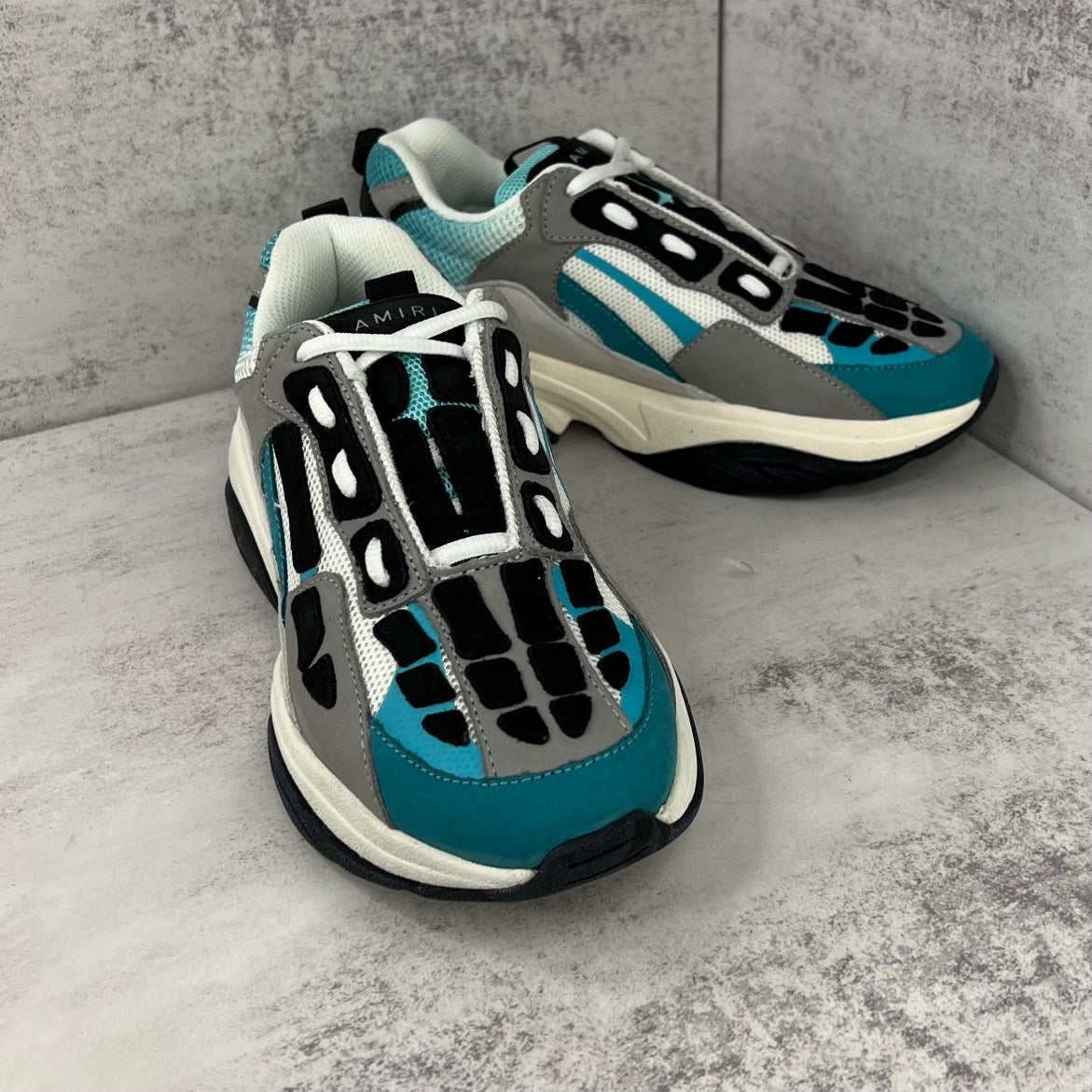 Amiri Bone Runner "White-Black-Blue"