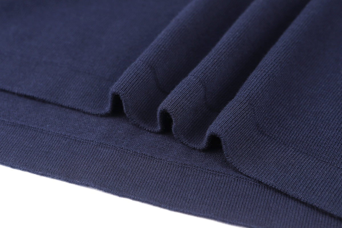 Louis Vuitton Short-Sleeved Crewneck With Signature "Deep Navy"