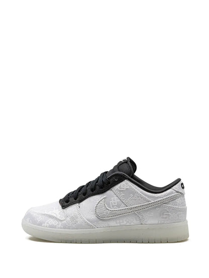 Clot x Fragment Design x Nike Dunk "White-Black"