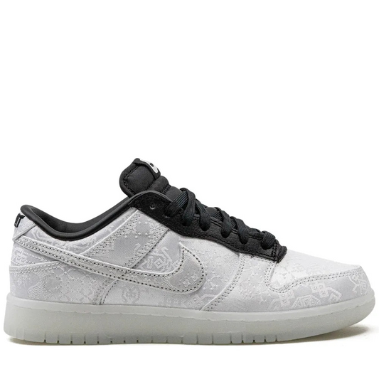 Clot x Fragment Design x Nike Dunk "White-Black"