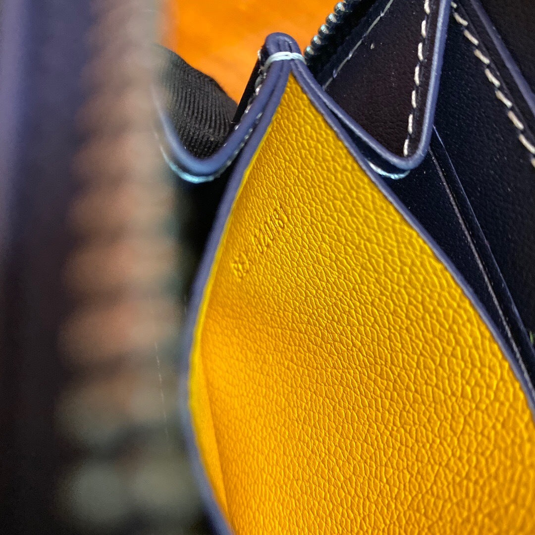 Goyard Matignon PM Wallet "Navy Blue"