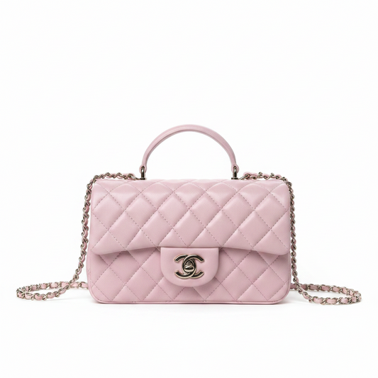 Chanel Large Flap Bag With Top Handle