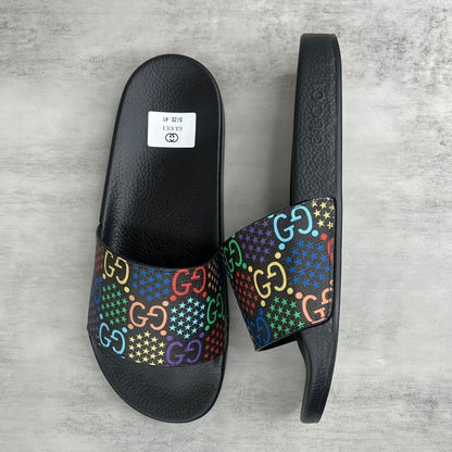 Gucci Psychedelic Slides "Black"