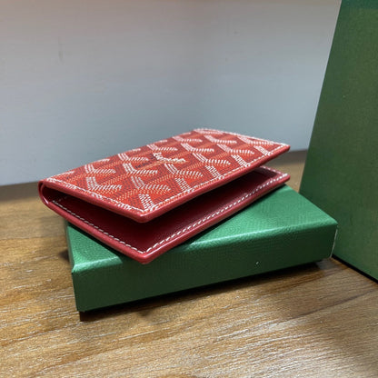 Goyard Saint-Pierre Card Wallet "Red"