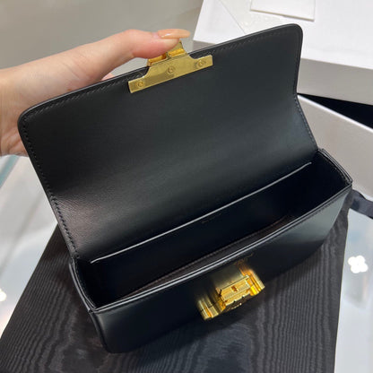 Celine Chain Shoulder Bag Claude in Shiny Calfskin
