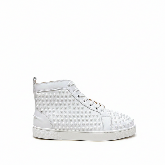 Christian Louboutin High-Top Louis Spike "White"