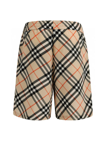 Burberry Check Silk Shorts