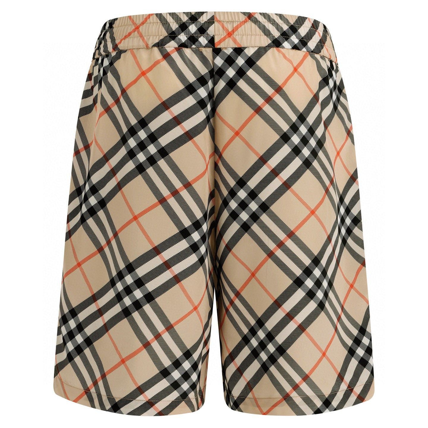 Burberry Check Silk Shorts "Beige"