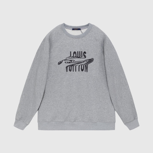 Louis Vuitton Distorted Sweatshirt "Grey"