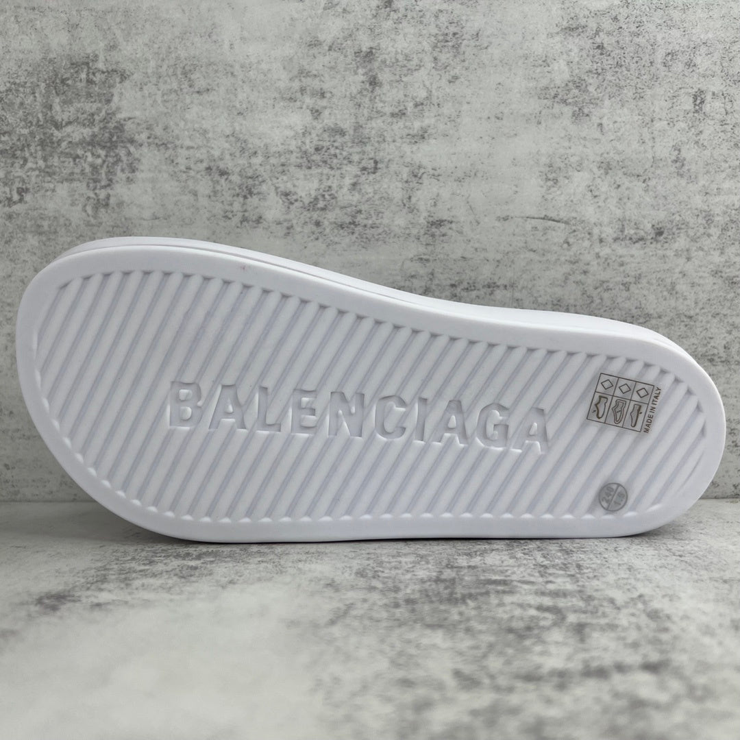 Balenciaga Chunky Slides "White"