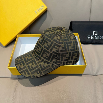 Fendi FF Jacquard Baseball Cap