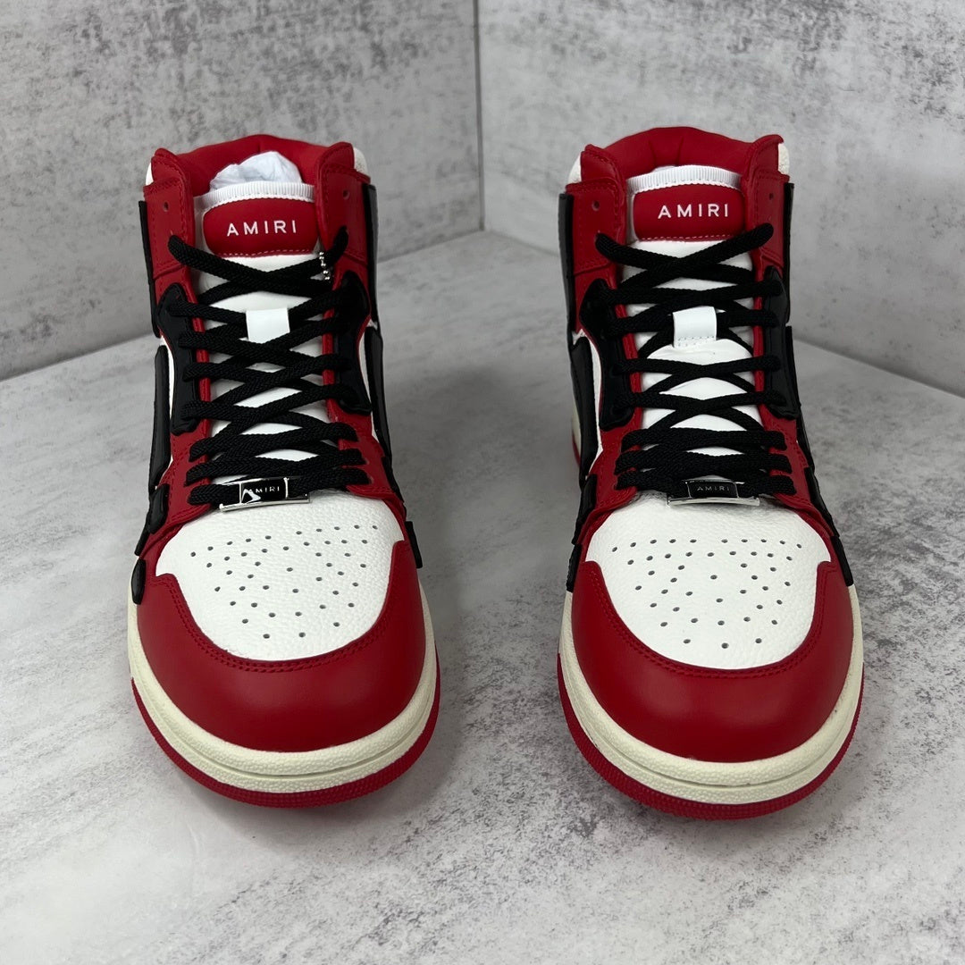 Amiri Skel Top High "Red-Black-White"